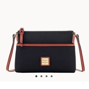 Dooney & Bourke Pebble grain ginger pouchette crossbody